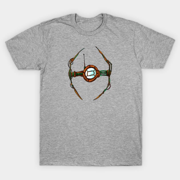 Steampunk tie fighter T-Shirt by Creativelyhamish